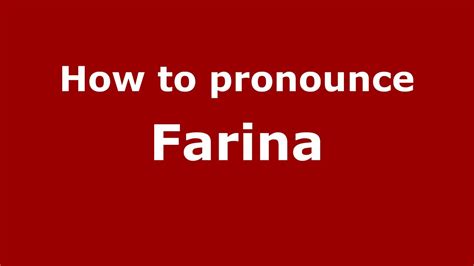 farina traduzione inglese|farina meaning in english.